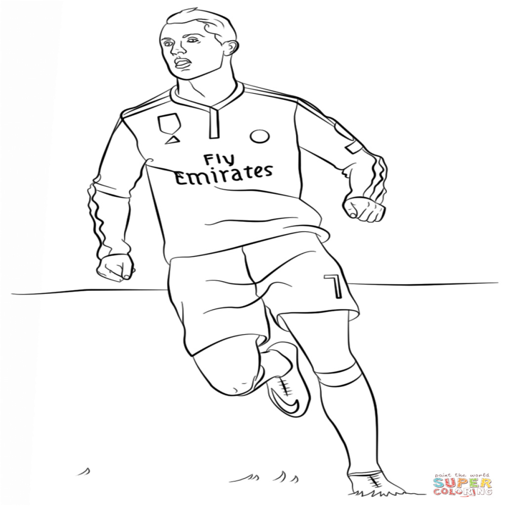 ronaldo colouring pages topsimages within cristiano ronaldo kleurplaat