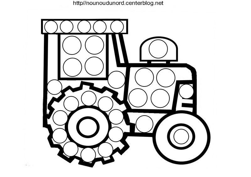 2137 coloriage tracteur realise par nounoudunord