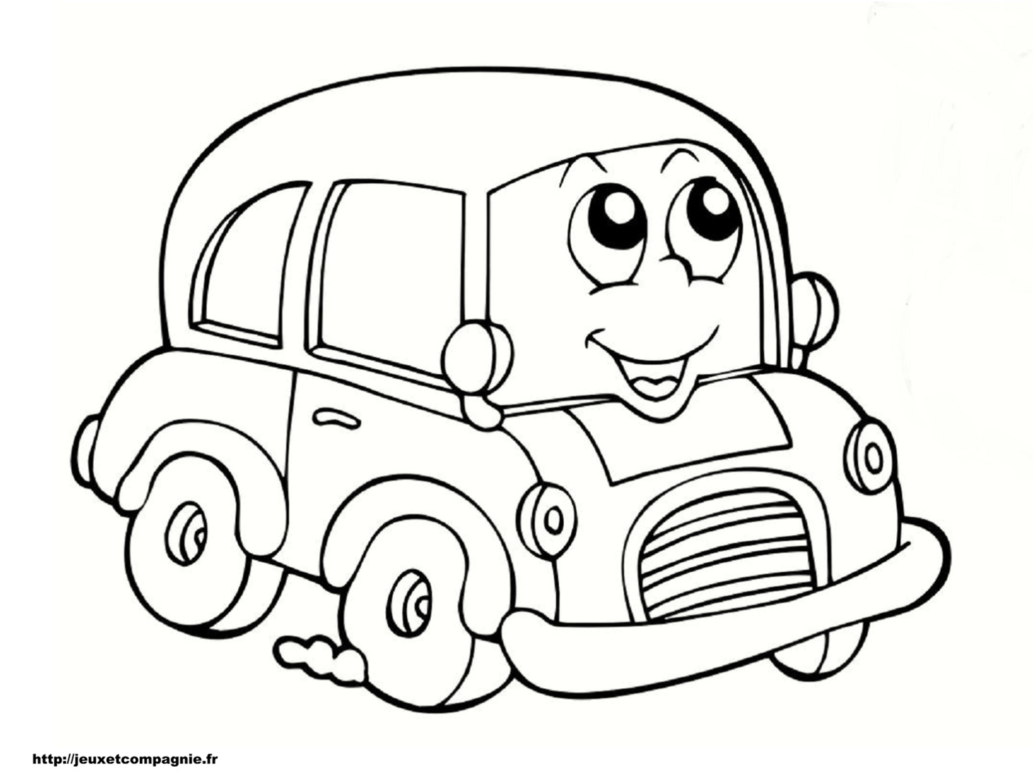 coloriages enfants voitures vehicules