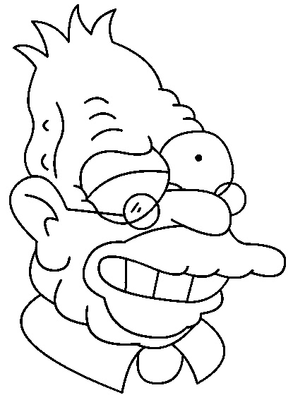 coloriage SimpsonsPersonnages 2