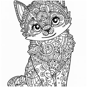 dessin de chat difficile beautiful coloriage difficile chat jecolorie
