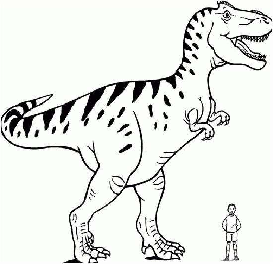 dessin dinosaure a imprimer 9713