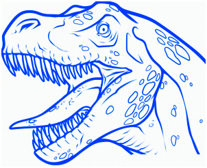 apprendre a dessiner un t rex