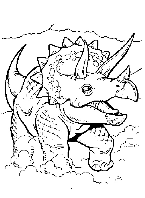 coloriage dinosaure