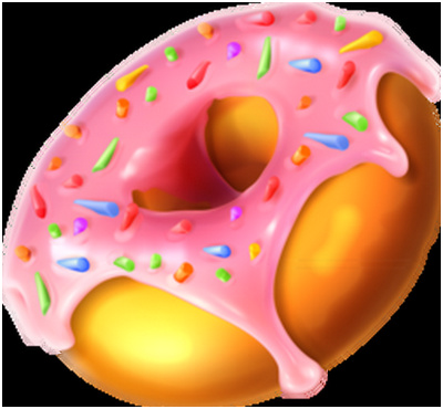 4662 donut dessin couleur
