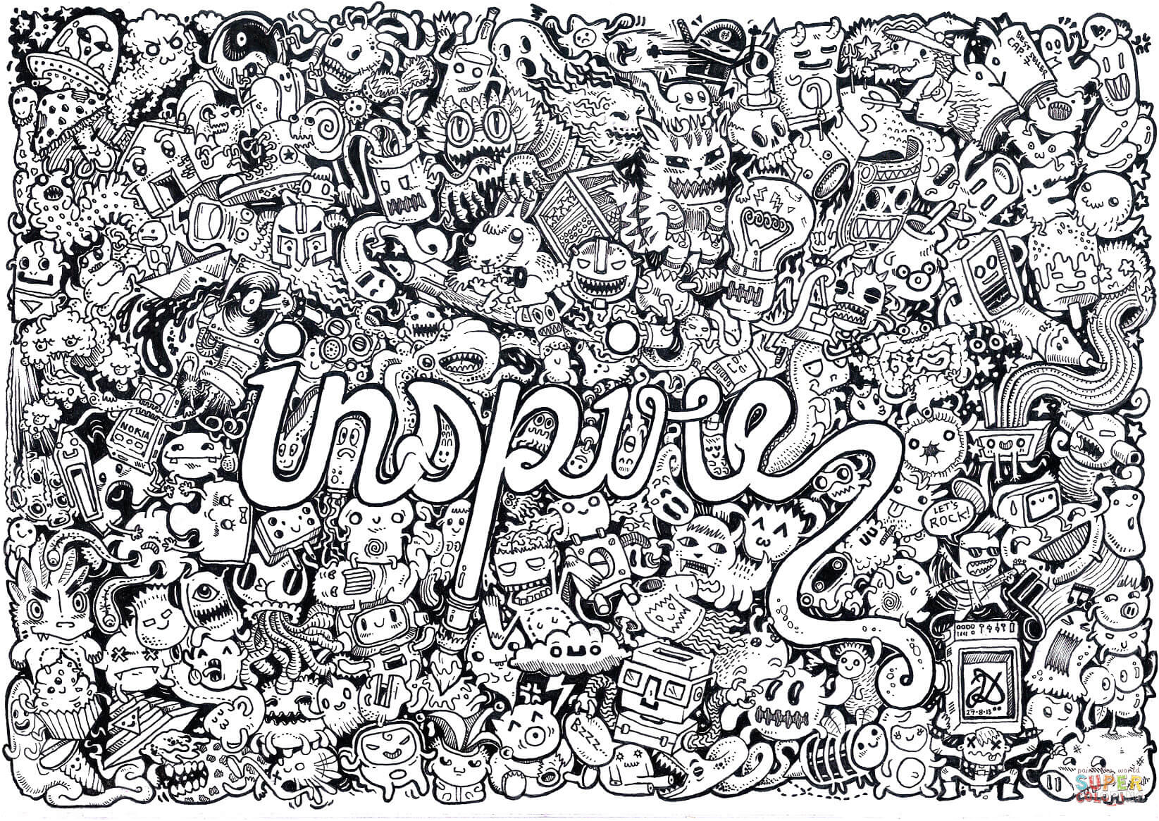 inspire doodle