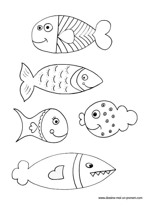 coloriage en ligne gratuit de poisson d avril