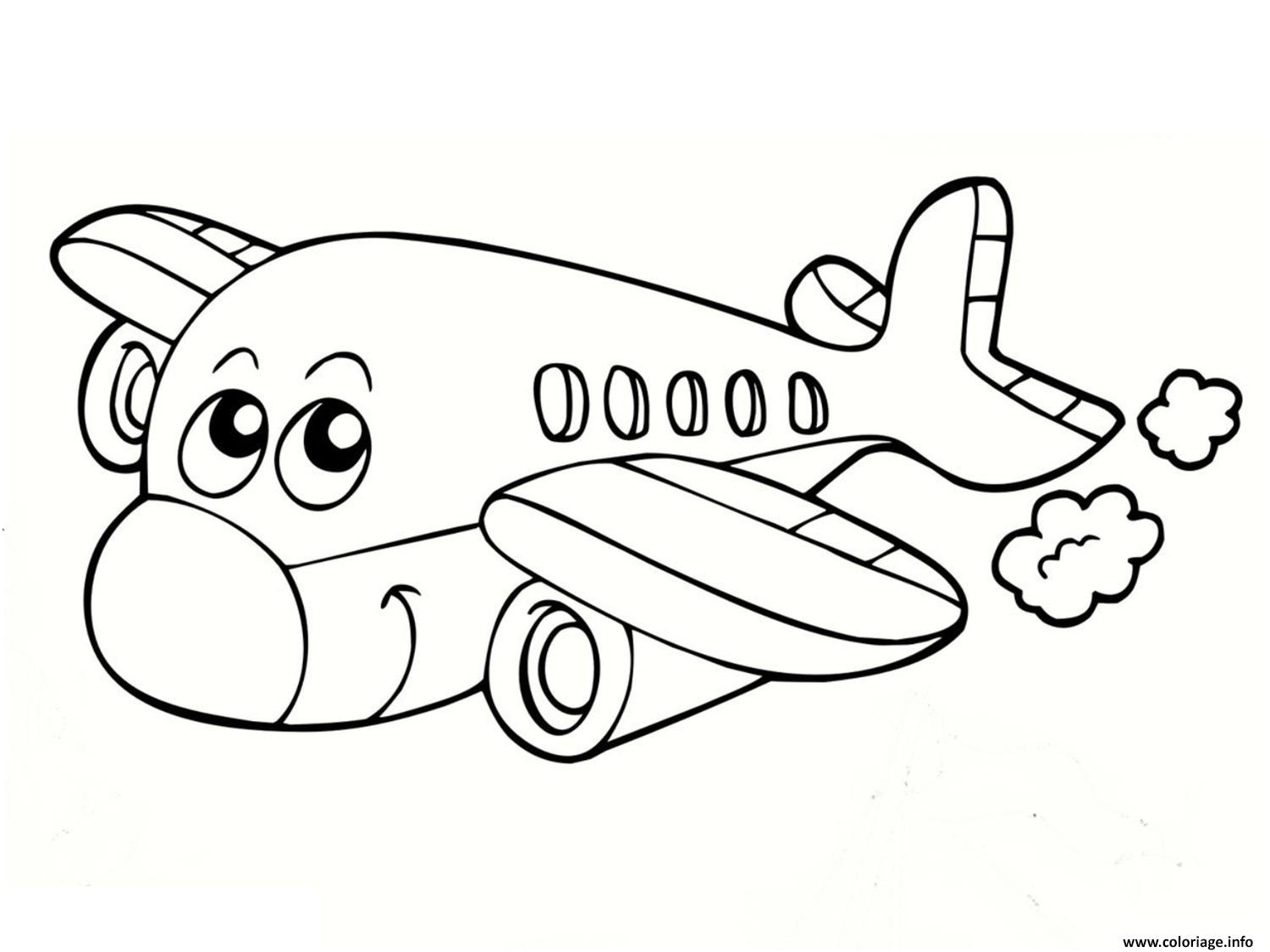 avion 14 coloriage dessin