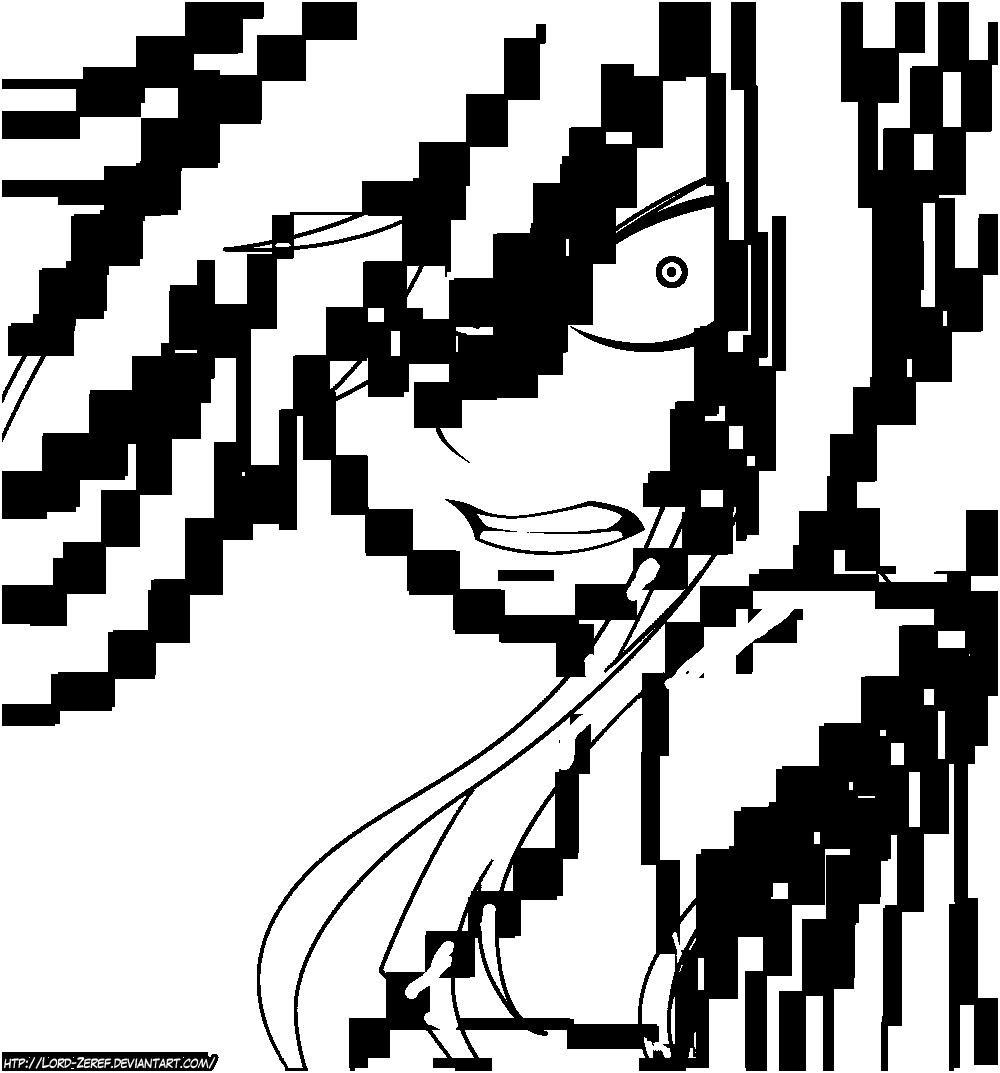 fairy tail erza coloring pages