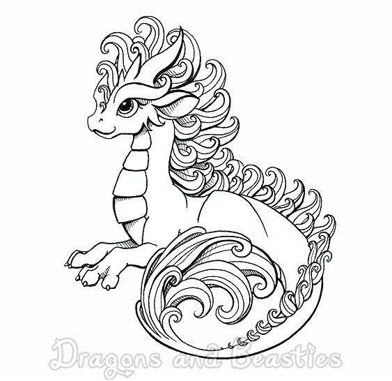 coloriage adulte dragons et animaux fantastiques