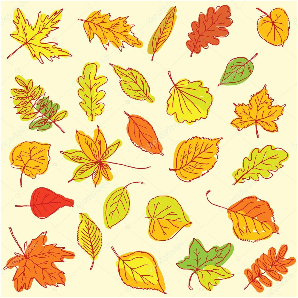 dessin de feuille d automne