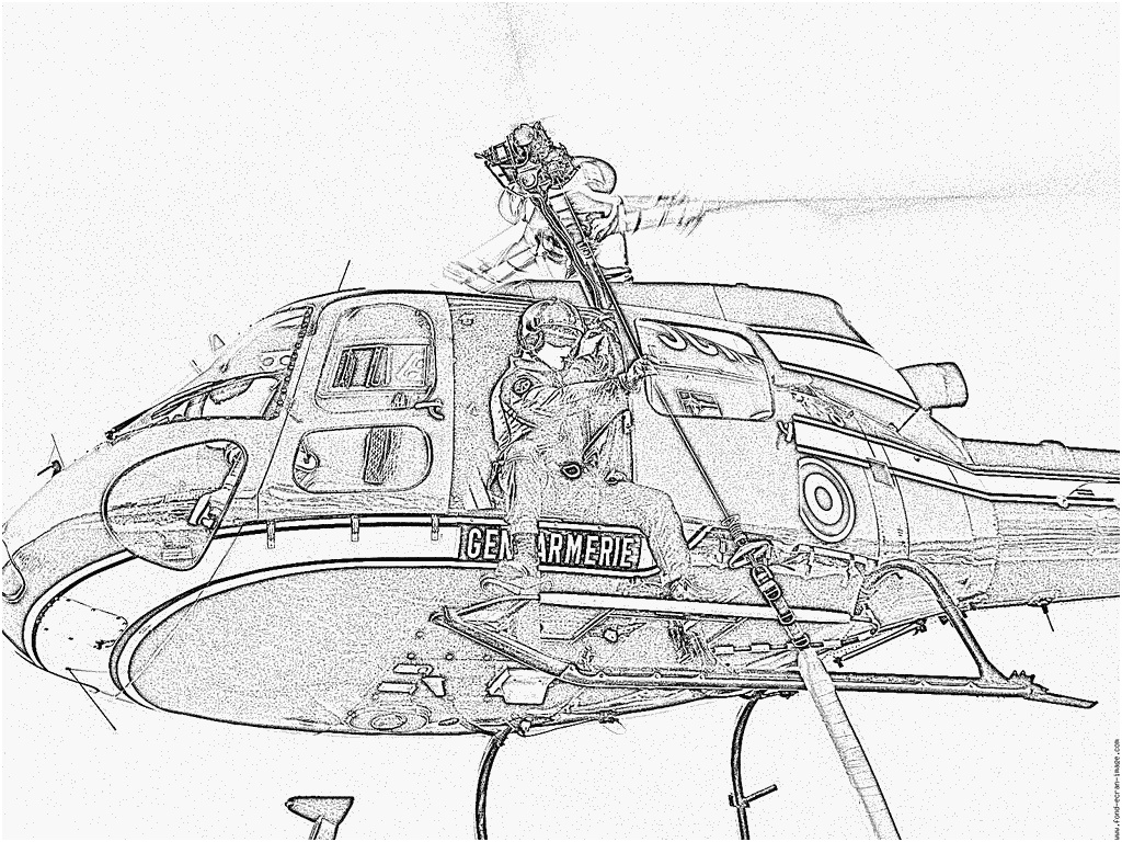 10 coloriage imprimer helicoptere