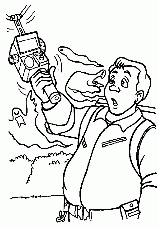 ghostbusters coloring pages