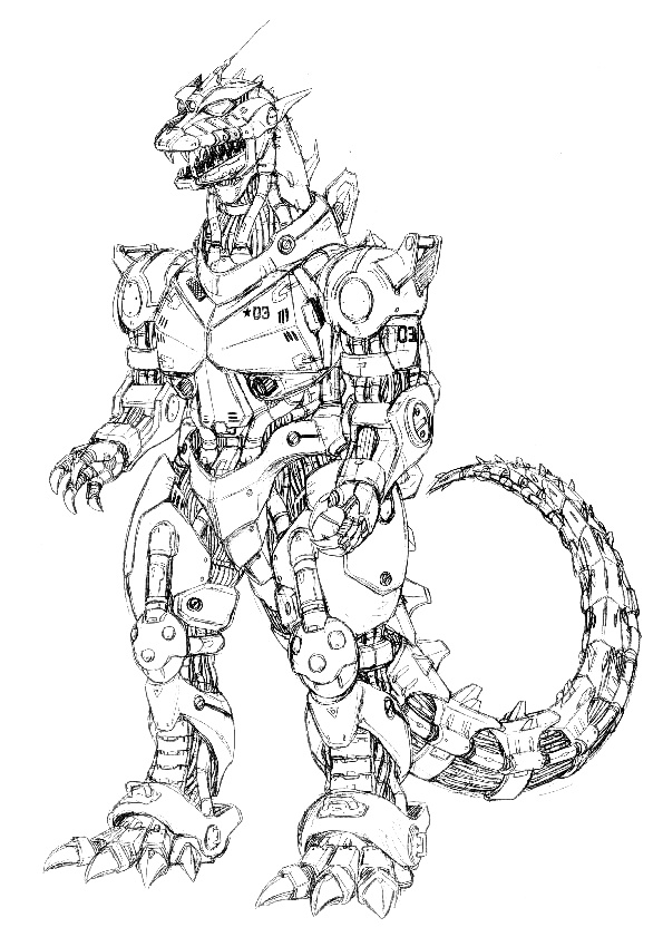 File Concept Art Godzilla Against MechaGodzilla Kiryu 38
