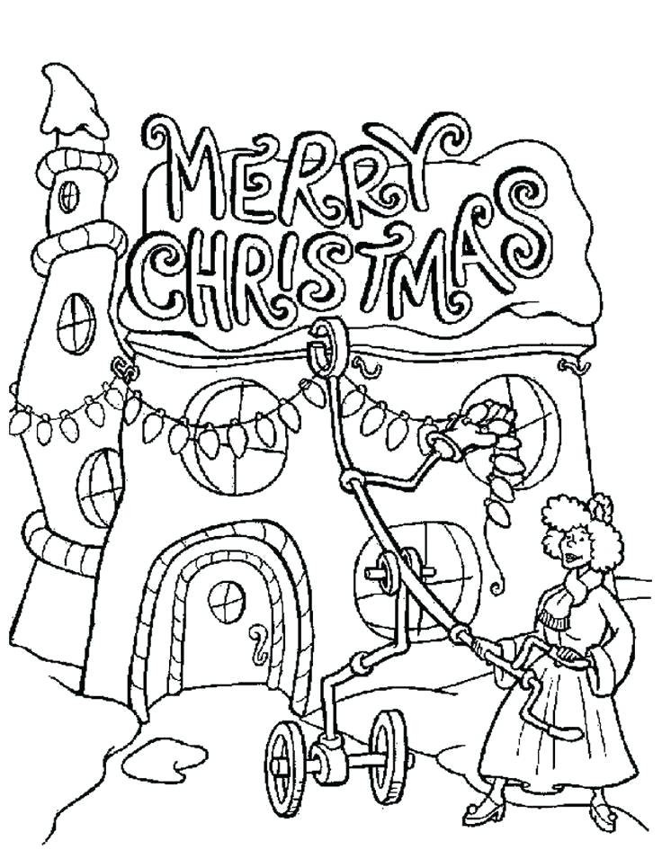 coloriage grinch imprimable