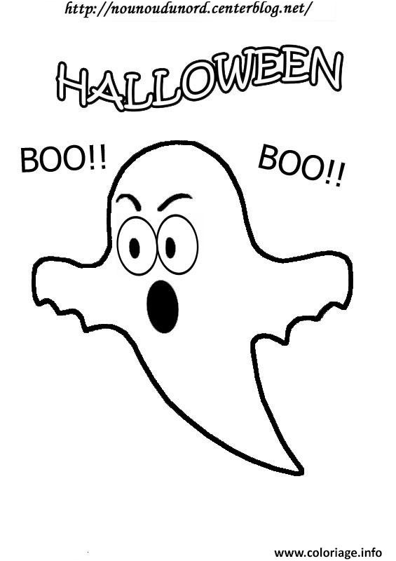 halloween fantome boo boo coloriage dessin