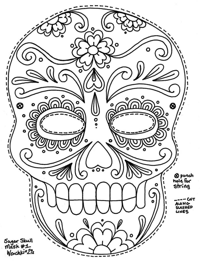 t te de mort dessin coloriage halloween masques mexicains avec et coloriage tete de mort 53 800x1047px coloriage tete de mort