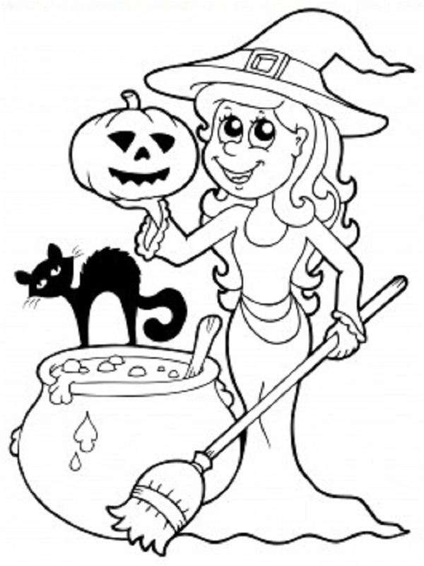 coloriage de sorcieres a imprimer awesome de coloriage halloween imprimer coloriage halloween gratuit