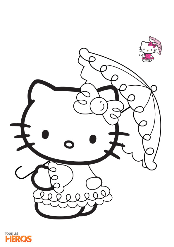 coloriages hello kitty
