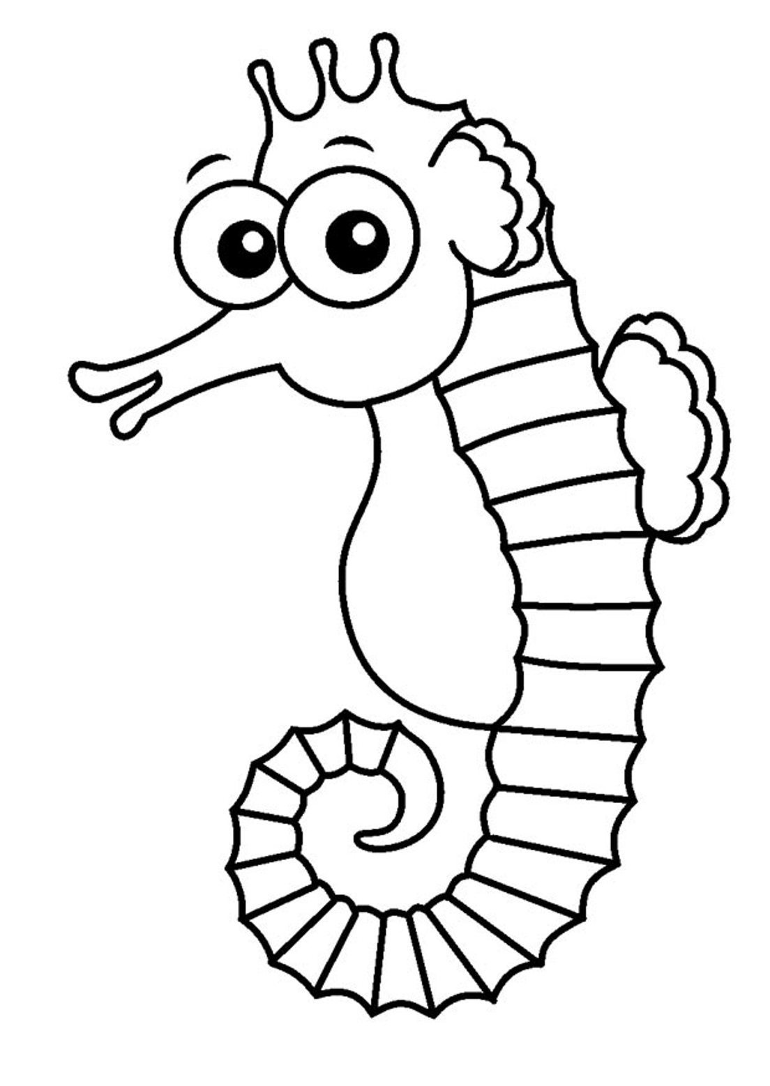 9736 free seahorse coloring pages