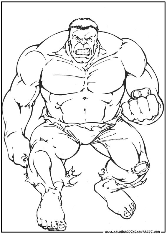 coloriage Hulk coloriage 4 2632 33