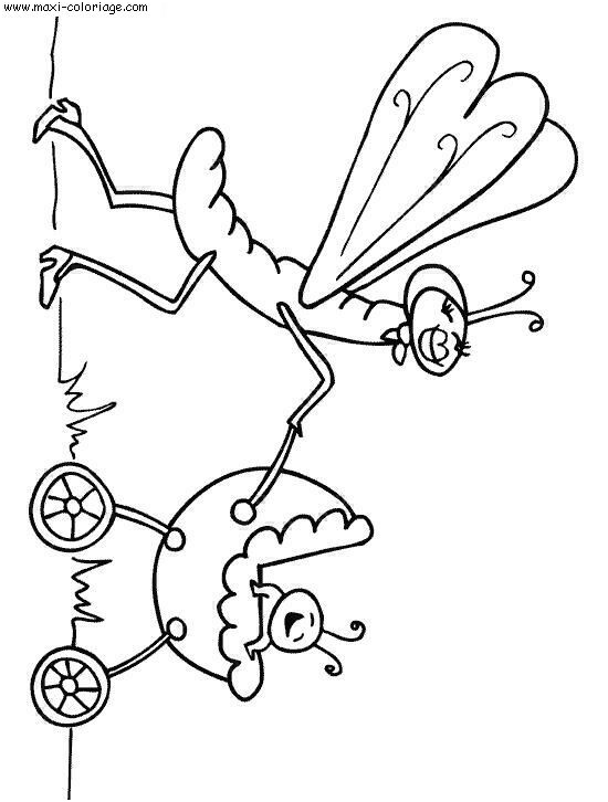 coloriage insectes p4416
