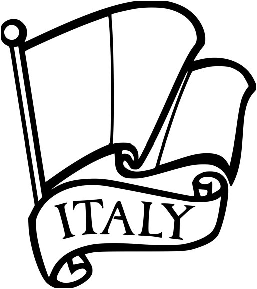 coloriage drapeau italie