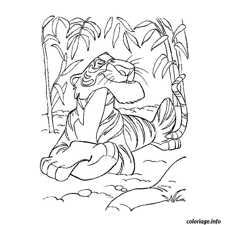 animaux jungle coloriage dessin 38