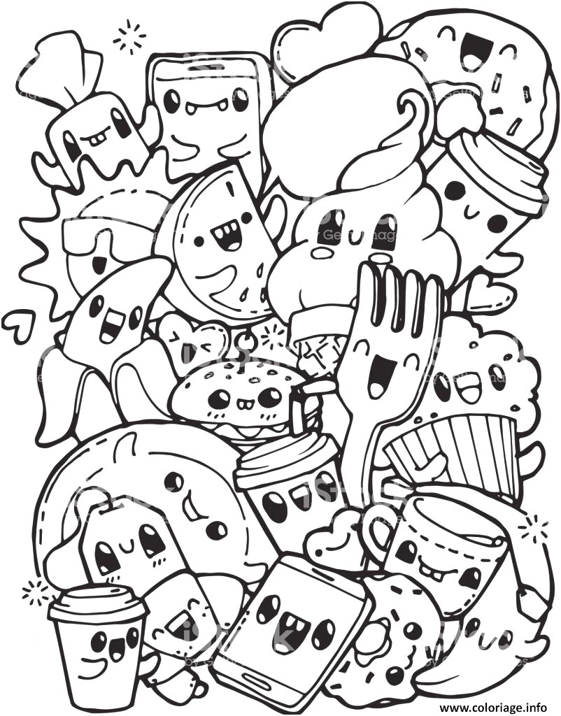 coloriage kawaii nourriture 15 dessins imprimer avec coloriage past c3 a8que kawaii et dessin a imprimer kawaii 8 coloriage kawaii aliment