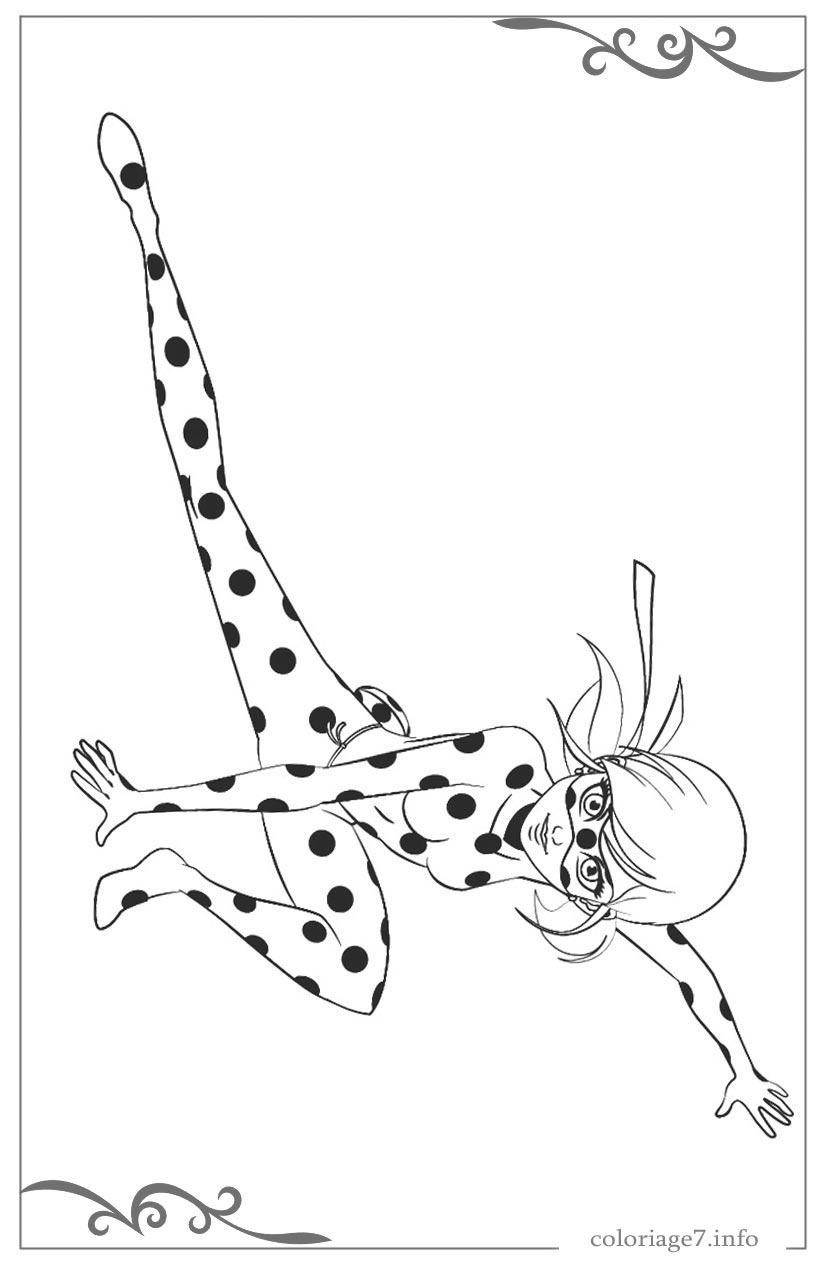 Miraculous les aventures de Ladybug et Chat Noir coloriage 20