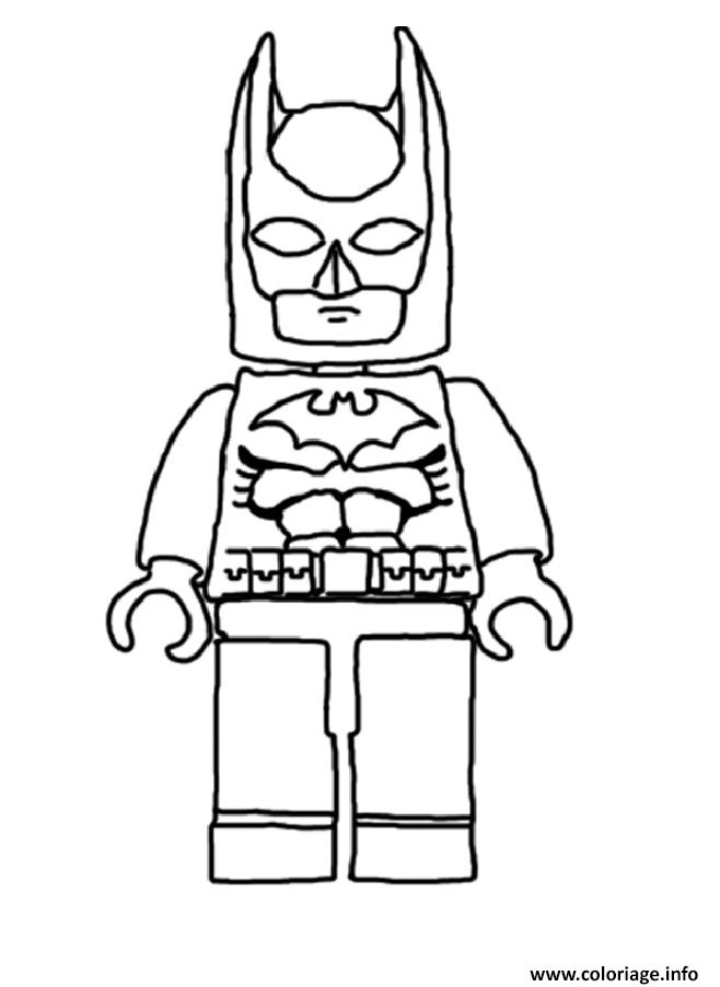 simple batman lego movie 2016 coloriage