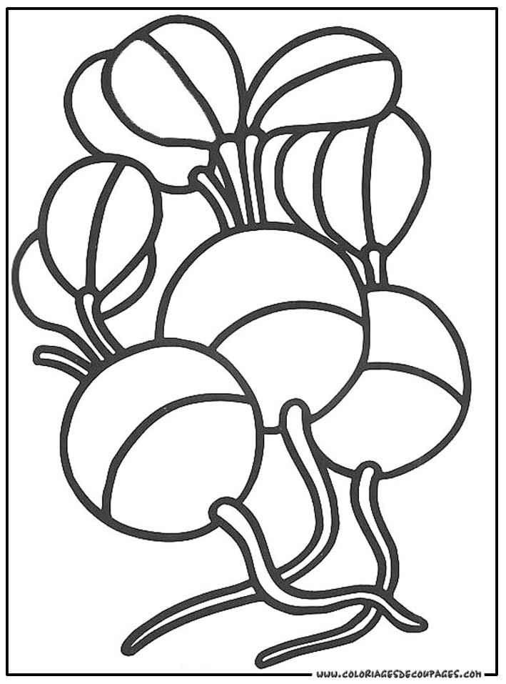 dessin fruit legume rigolo