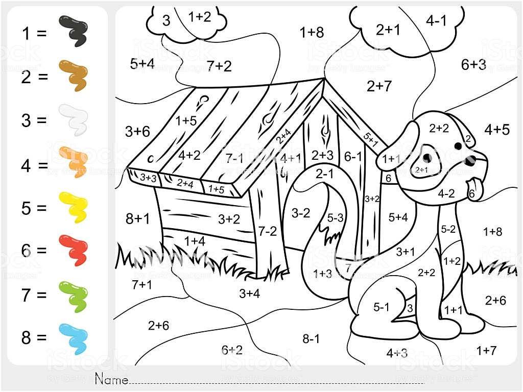 paint color by addition and subtraction numbers gm