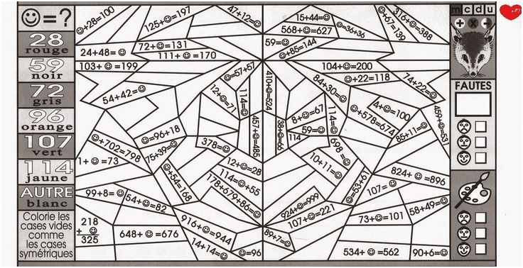 coloriages mathématiques