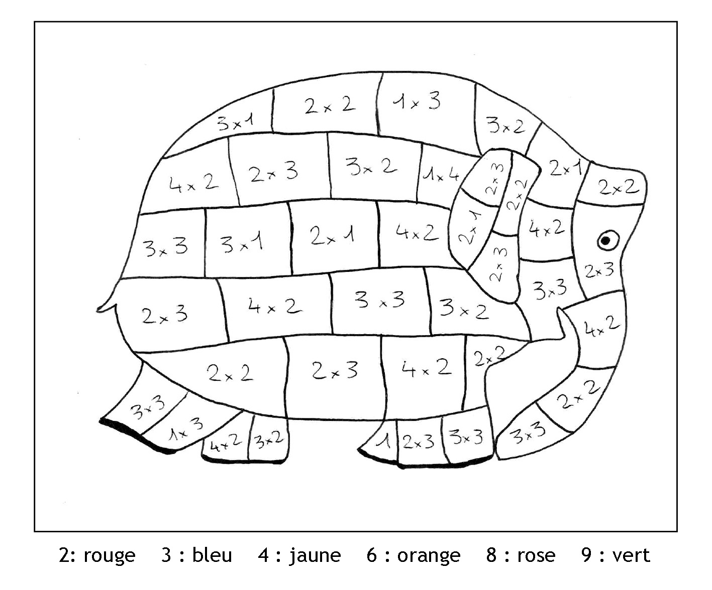 image=multiplications coloriage magique multiplications elephant 1