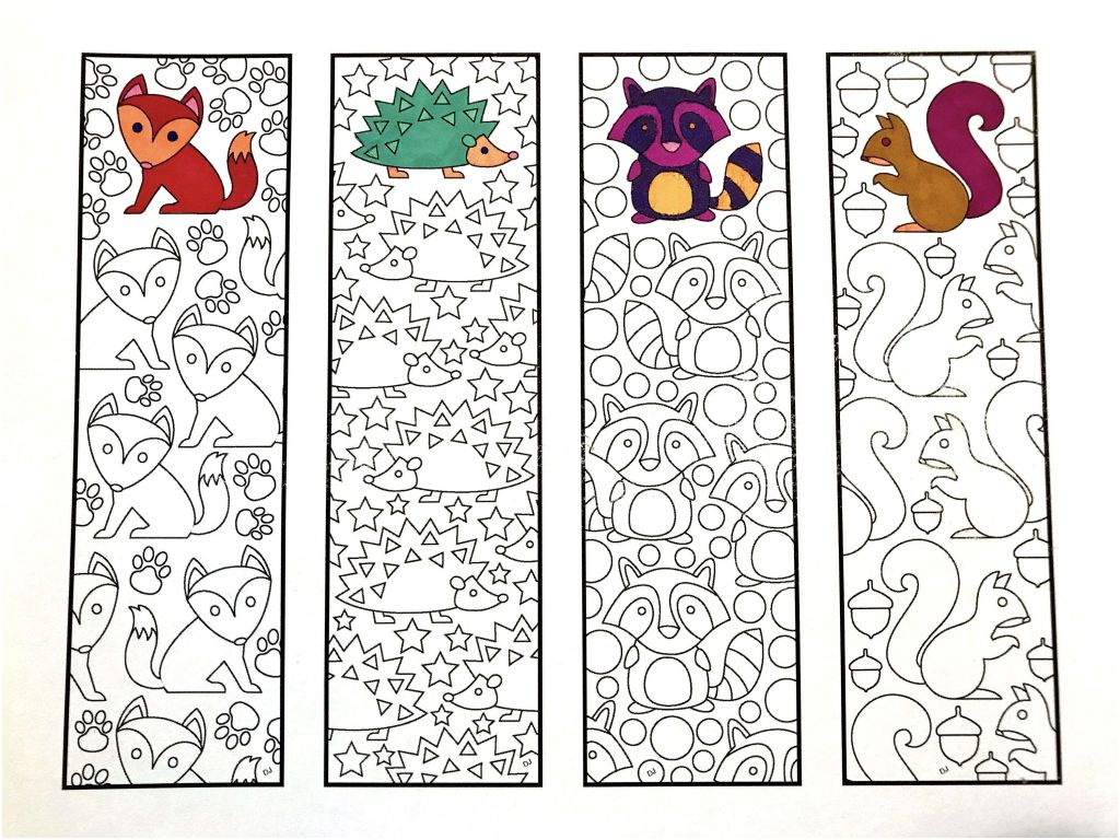 ten printable bookmark coloring pages to inspire your kids to read