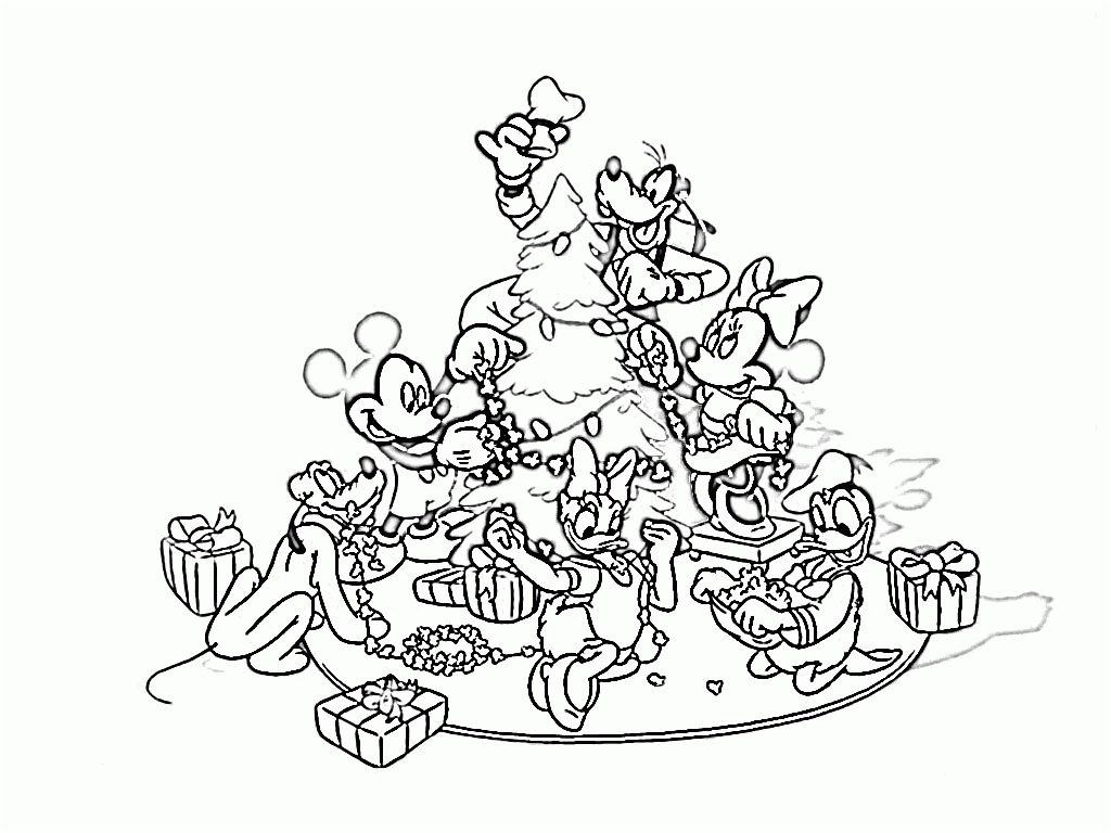 disney christmas coloring pages for kids printable e6579