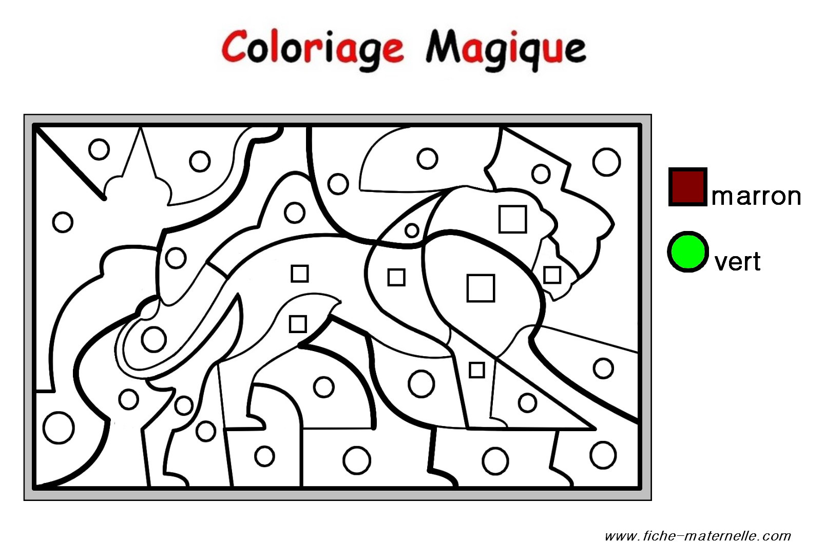 coloriage magique ps