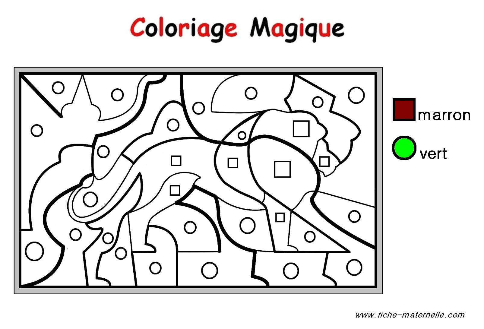 coloriage magique ms gs