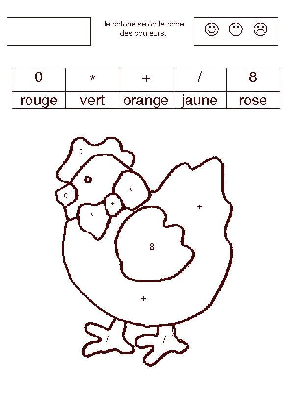 coloriage magique paques maternelle