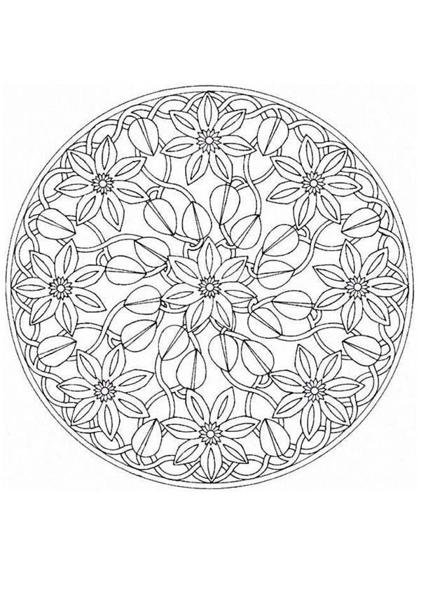 coloriage mandala magnifique beautiful 124 best coloriages mandala images on pinterest