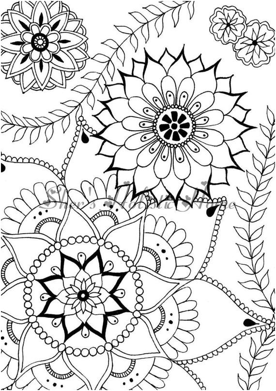 fleur coloriage mandala fleur dessin de