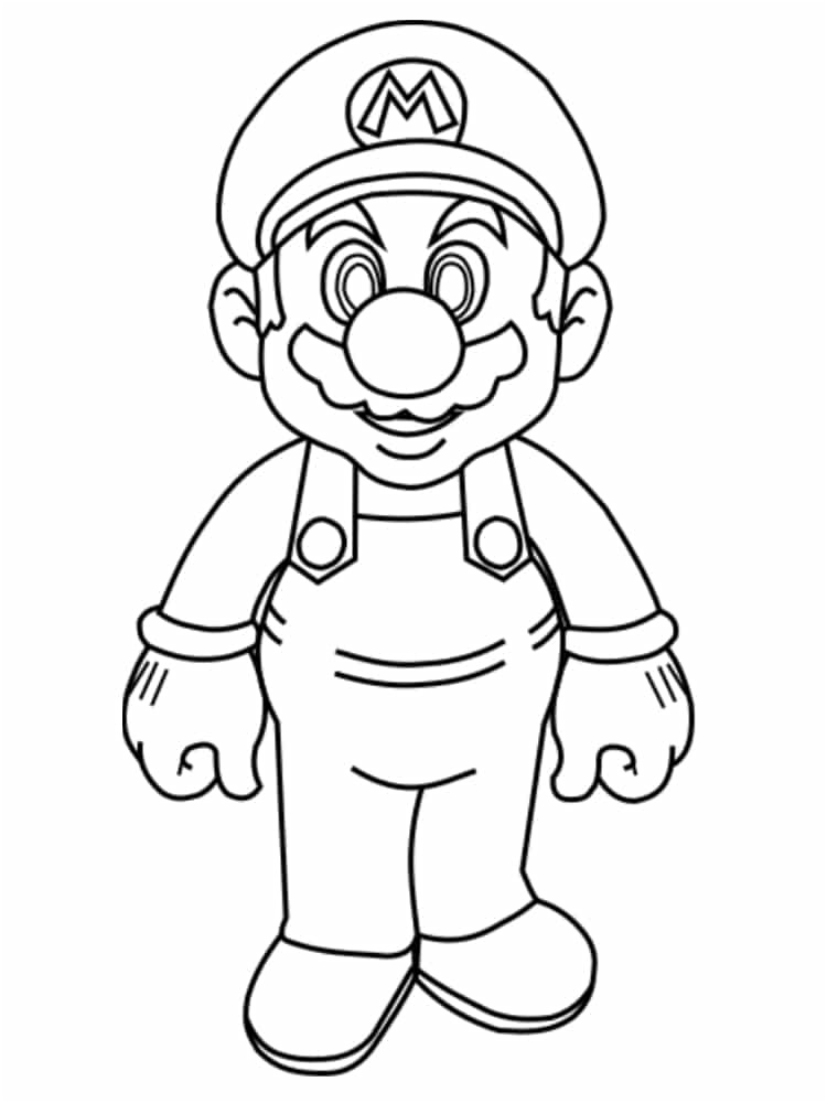 coloriage mario a imprimer