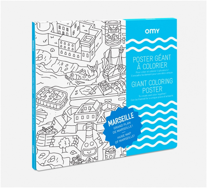 299 marseille poster coloriage