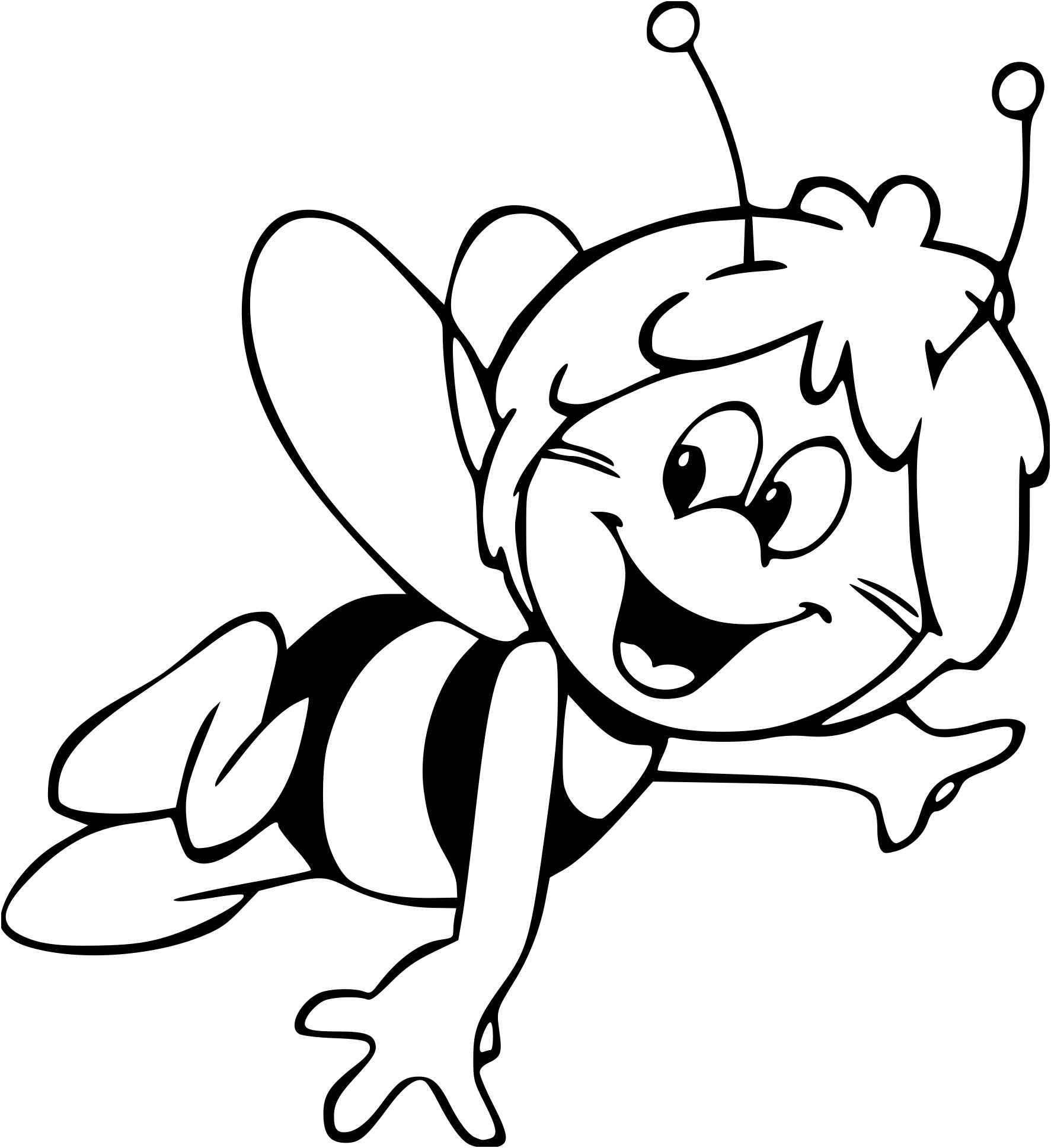 maya l abeille dessin