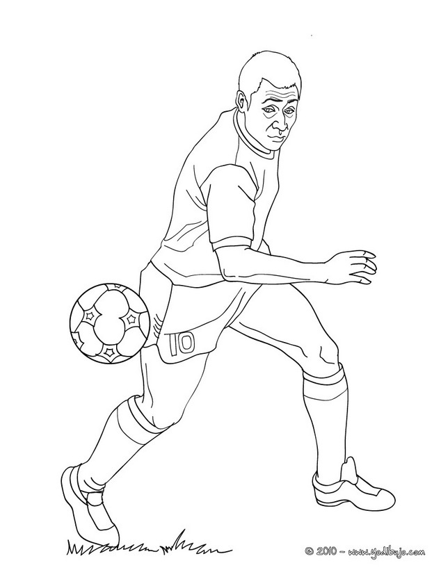 dibujos a lapiz de jugadores de futbol