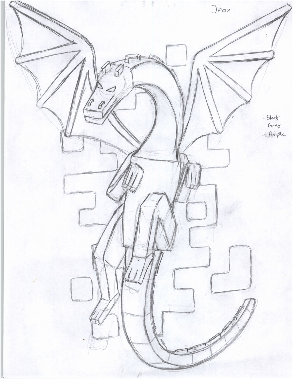art games ender dragon coloring pages sketch templates