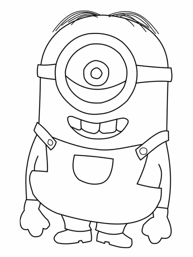 coloriage minion imprimer gratuitement