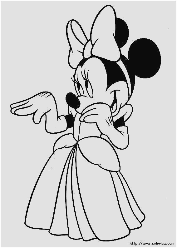 coloriage minnie