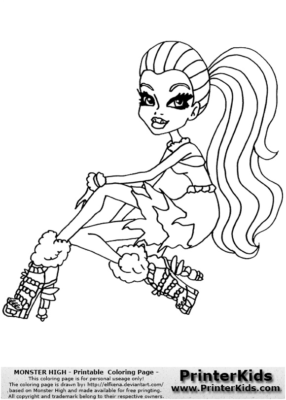 coloriage monster high info
